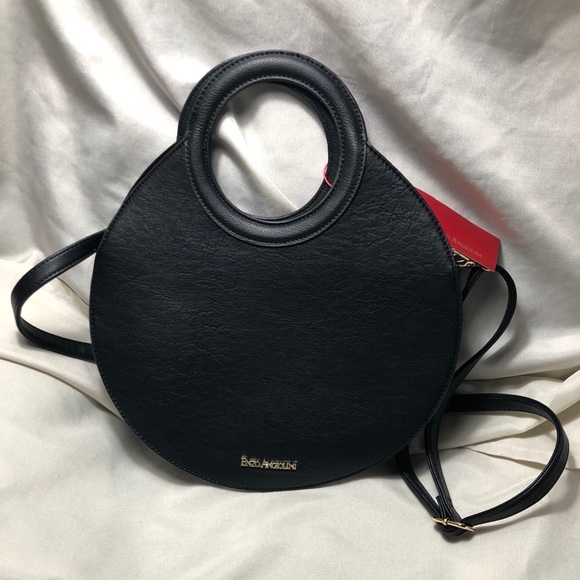 Enzo Angiolini Handbags - Enzo Angiolini round black bag